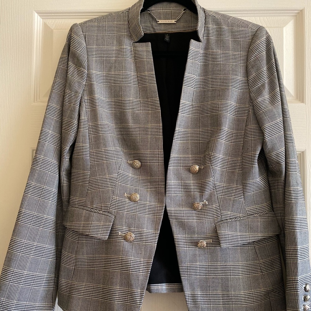 WHBM Plaid Blazer